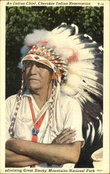 An Indian Chief Postcard