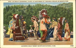 An Indian Ceremonial Dance Postcard