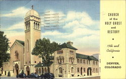 Church Of The Holy Ghost And Rectory Postcard