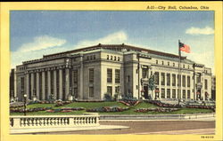 City Hall Columbus, OH Postcard Postcard