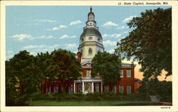 State Capitol Annapolis, MD Postcard Postcard