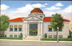 Library And Coliseum Postcard