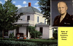 Home Of General Eisenhower Postcard