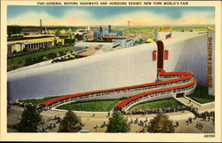 General Motors Highways And Horizons Exhibit Postcard