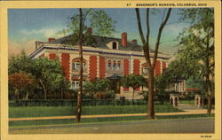 Governor's Mansion Columbus, OH Postcard Postcard