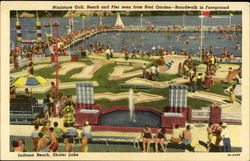 Miniature Golf Indiana Beach, IN Postcard Postcard