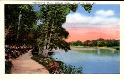 Tecumseh's Trail Wabash River Lafayette, IN Postcard Postcard