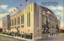 The Chicago Stadium Illinois Postcard Postcard