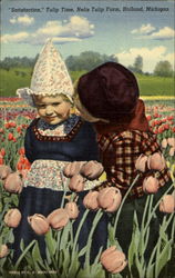 Tulip Time Holland, MI Postcard Postcard