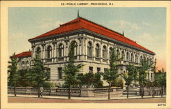 Public Library Providence, RI Postcard Postcard