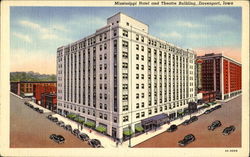 Mississippi Hotel And Theatre Building Postcard