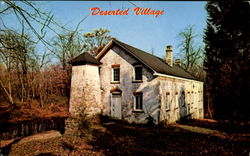 Deserted Village Allaire Village Wall, NJ Postcard Postcard