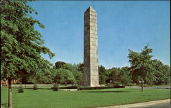 Camp Merritt Monument, Knicker Brocker Rd. & Madison Ave Postcard