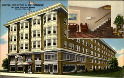 Hotel Walton & TV Lounge, 140 South Tennessee Avenue Atlantic City, NJ Postcard Postcard