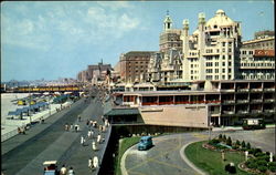 View Over The Beautiful Boardwalk Postcard