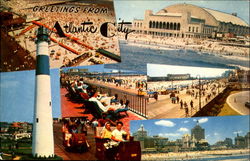 Greetings From Atlantic City New Jersey Postcard Postcard