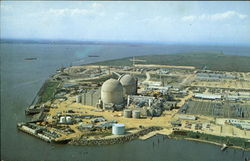 Salem Nuclear Generating Station Hancocks Bridge, NJ Postcard Postcard