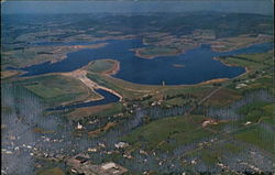 Spruce Run Reservoir, Hunterdon County Clinton, NJ Postcard Postcard