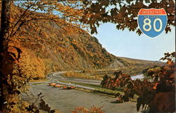 The Delaware Water Gap, Warren County Postcard