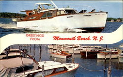 Greetings From Monmouth Beach Postcard