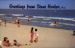 Greetings From Stone Harbor New Jersey Postcard Postcard