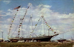 The Schooner Lucy Evelyn Postcard