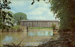 Old Covered Bridge Postcard