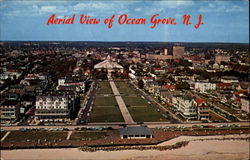 Aerial View Of Ocean Grove Postcard