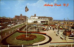 A Small Section Of The Fun Area Asbury Park, NJ Postcard Postcard