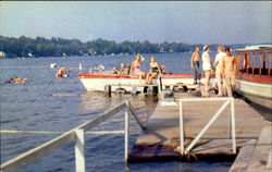 Boat Rides Are Available At The State Park Postcard