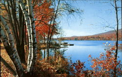 October At Fairview Lake, Sussex County Postcard