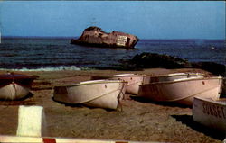 Concrete Ship Atlantus, Cape May Point Postcard