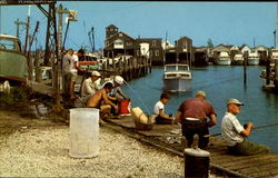 Party Boat Fishing Cape May Harbor New Jersey Postcard Postcard