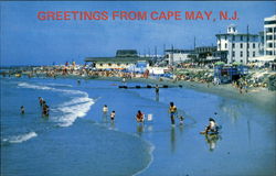 Greetings From Cape May Postcard