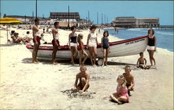 Beach Scene "Sun And Fun" Postcard