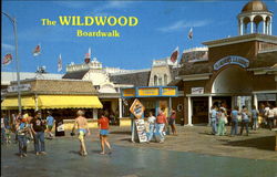 The Wildwoods Boardwalk New Jersey Postcard Postcard