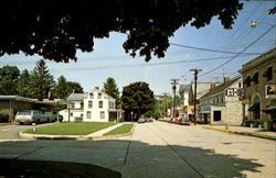 Bridge Street, Hunterdon County Postcard