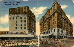 The Mayflower Atlantic City, NJ Postcard Postcard