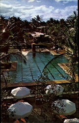 Dorado Beach Swimming Pool Puerto Rico Postcard Postcard