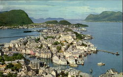 Fishing Village Postcard