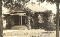 California Bungalow Postcard