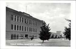 Public School Ness City, KS Postcard Postcard