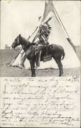 Chief Red Cloud - Nebraska Native Americana Postcard Postcard