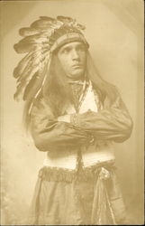 Indian Cheif Postcard