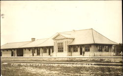 New Milwaukee Depot Miles City, MT Postcard Postcard