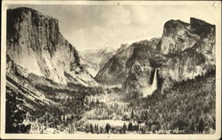 Yosemite From Artist Point Postcard