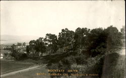 Mountain Drive Santa Barbara, CA Postcard Postcard