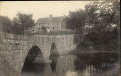 Choates Stone Bridge, Old Ipswich Postcard