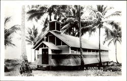 A Chapel In New Guinea South Pacific Postcard Postcard