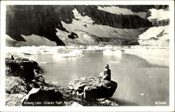 Iceberg Lake Glacier National Park Postcard Postcard